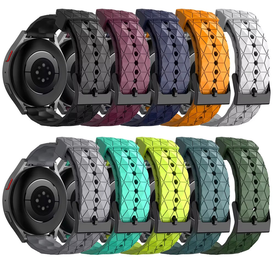 Uhrenarmband Silikon, Bunt, Unisex, 20mm/22mm - Bild 4