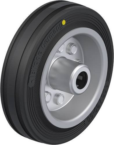 Blickle Schwerlast-Rad VE 100/12R-EL in Schwarz mit 100 mm Durchmesser und 70 kg Tragfähigkeit - Bild 1