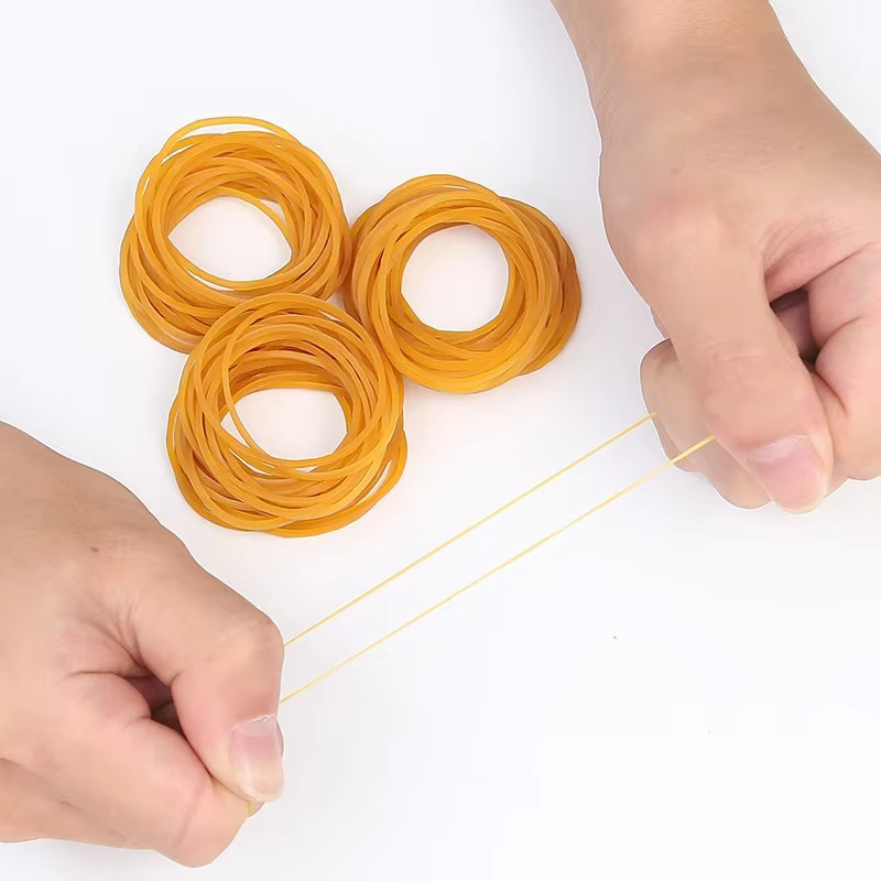 100 elastische Gummibänder in Rot, 40 mm Durchmesser für Home Office und Bankwesen - Bild 2