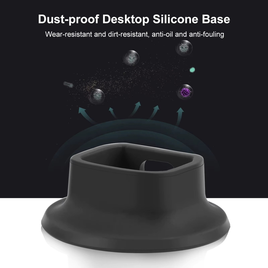 PULUZ Silikon-Dockingstation Desktop-Ladestation Halterung für DJI Osmo Pocket 4 / 3 in Schwarz - Bild 5