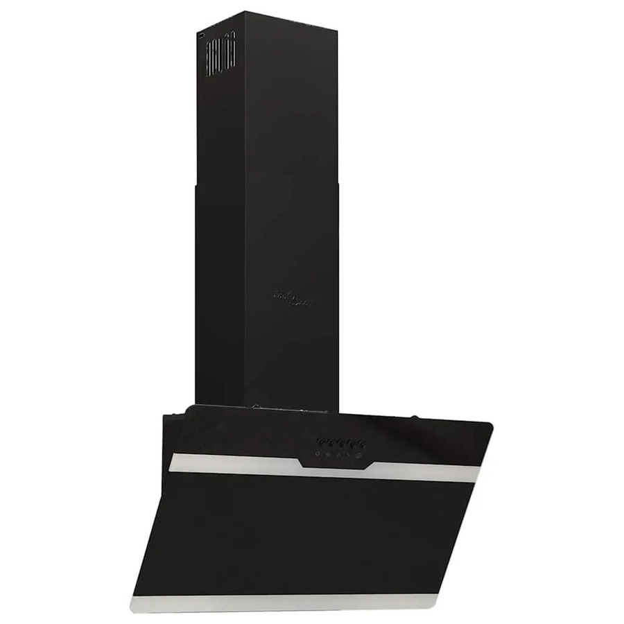 vidaXL Wand-Dunstabzugshaube aus Stahl und Hartglas in Schwarz mit Abluft- und Umluftfunktion, Breite: 60 cm - Bild 2