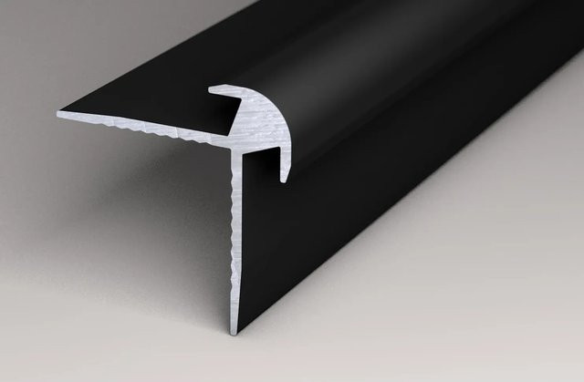 Kronoflooring Außeneckprofil Rock the Wall aus Aluminium in Schwarz, Länge: 265 cm - Bild 1
