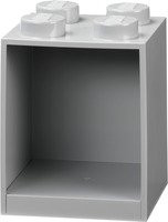 Room Copenhagen LEGO Regal Brick mit 4 Regalböden, Grau, Wandmontage - Bild 1