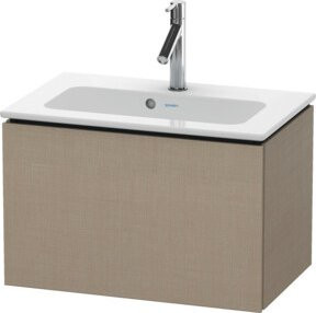 Duravit Waschtischunterschrank Compact L-Cube, beige, wandhängend, B/T: 62 x 39,1 cm - Bild 1