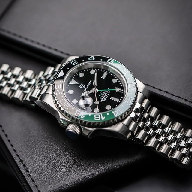 PAGANI DESIGN Armbanduhr GMT, Automatik, Edelstahl, 40 mm, Herren - Bild 1