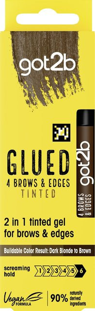 Got2B Glued 4Brows Augenbrauengel, Braun, 16 ml - Bild 1