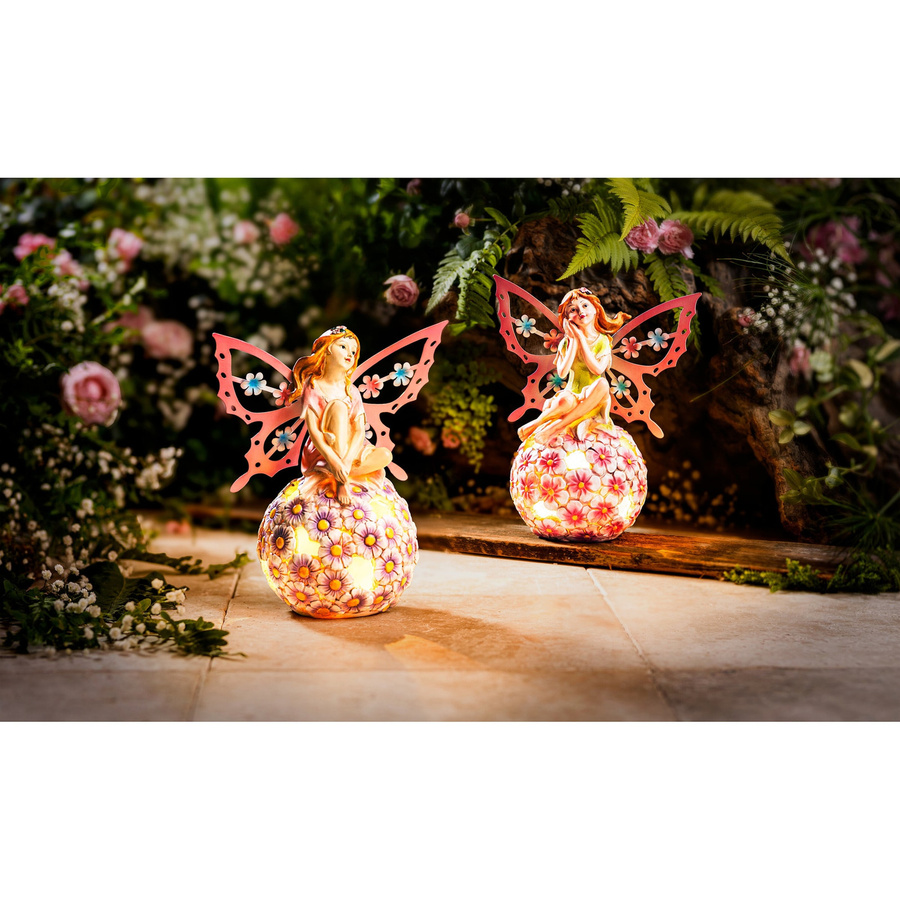 Solar-LED-Gartenfigur Waldelfe von viva domo in Multicolor - Bild 2