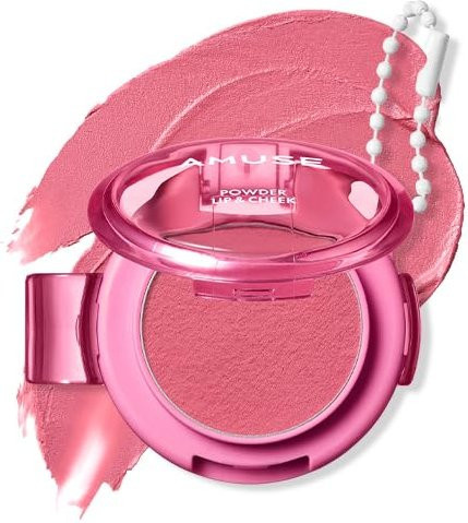AMUSE Puder Lippen Wangen 08 Girlfriend, pink, matt - Bild 1