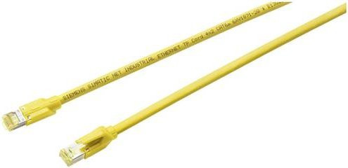 Siemens Sensor-Aktor-Steckverbinder Cat6a Ethernet/LAN gelb, konfektioniertiert 1 Stück - Bild 1