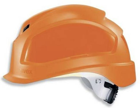 Uvex Schutzhelm Pheos EN 397 Orange mit kurzem Schirm - Bild 1