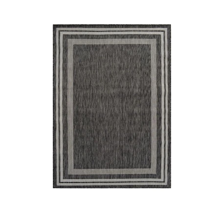 Vercai Rugs Teppich Terrace Bordüre Kiesel Hellgrau, B: 160 cm, T: 220 cm - Bild 2