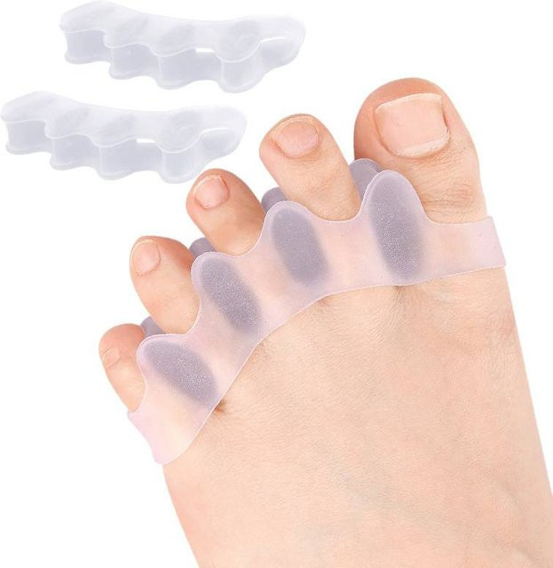 NIDETX Zehen-Separator, 2 Stück, Gel, Bunion Corrector - Bild 1