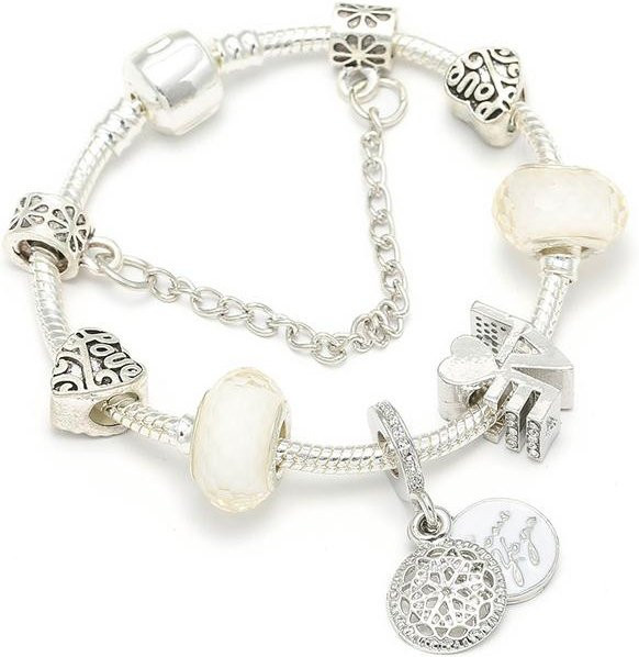 POMOiii Charm-Armband, Emaille-Mäuse-Perlen, Kinder, 18 cm - Bild 1