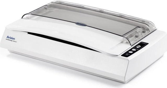 Avision FB2380E Flachbettscanner A4 in Weiß mit 600 dpi und USB 3.2 Anschluss - Bild 1
