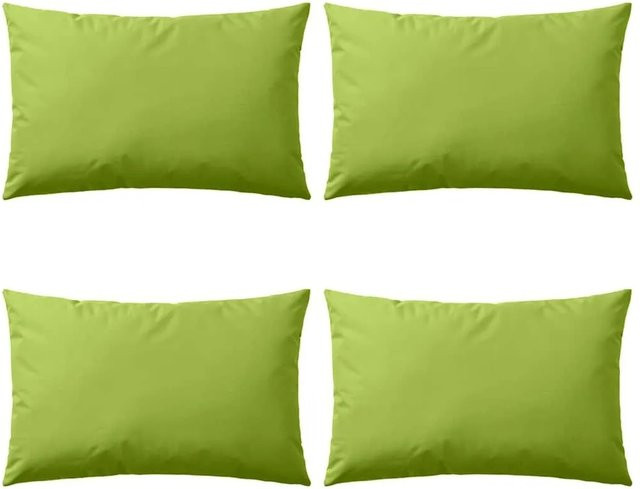 vidaXL Gartenkissen 4er Set Apfelgrün B/H: 60 x 40 cm - Bild 1