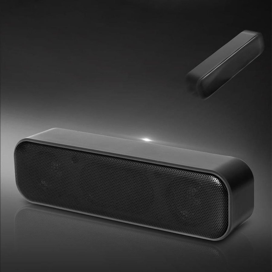 Honor Electronics Soundbar Mini-Computer-Lautsprecher, kabelgebundener USB-Desktop-Stereo-Lautsprecher in Schwarz - Bild 3
