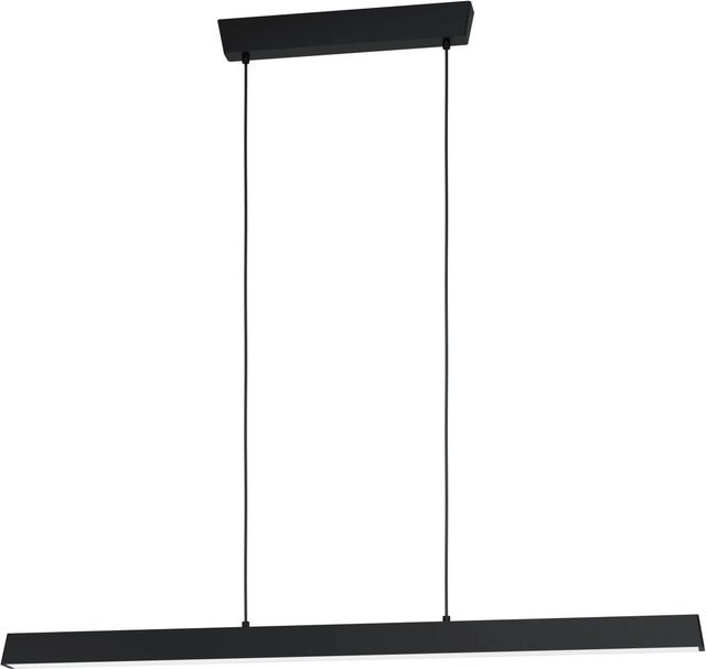 Eglo LED-Pendelleuchte Simolaris-Z RGB/CCT in Schwarz und Weiß, dimmbar mit Fernbedienung und Bluetooth, Höhe: 112,4 cm, Breite: 12,4 cm - Bild 1