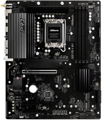 ASRock Z890 Pro-A WiFi ATX Mainboard mit Intel LGA 1851 Sockel in Schwarz - Bild 1