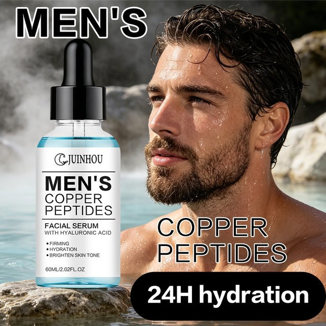JUINHOU Gesichtsserum für Herren, Hyaluronsäure und Peptide, alle Hauttypen - Bild 1