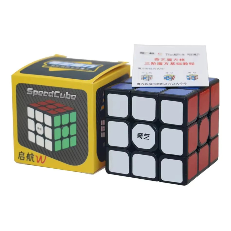 Qiyi Segel W 3x3 Magischer Würfel, Qy Speed Cube Qihang W, Schwarzer Stickerle Version - Bild 5