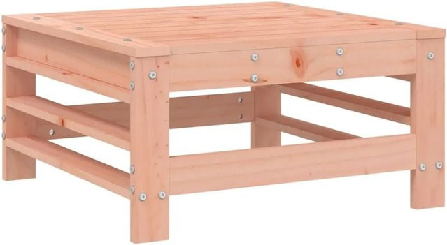 vidaXL Gartenhocker aus Massivholz Douglasie in Braun, B/T/H: 57,5 x 30,0 x 30,0 cm - Bild 1