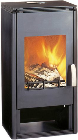 Wamsler Kaminofen Fulgor KO KF111 in Schwarz mit 6 kW Leistung, B/T/H: 120,3 x 55,0 x 40,0 cm - Bild 1