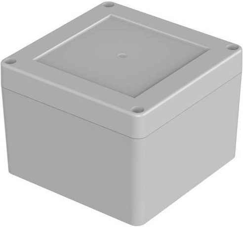 Bopla Euromas X, XT Elektronikgehäuse aus ABS in Lichtgrau RAL 7035, B/T/H: 104,8 x 104,8 x 7,47 cm - Bild 1