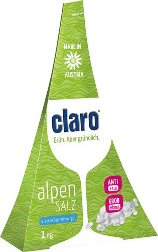 Claro ÖKO Alpensalz Regeneriersalz grobkörnig 1 kg - Bild 1