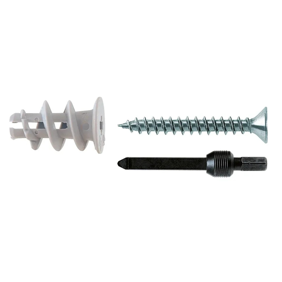Fischer Gipskartondübel GKS K mit Schraube, Weiß, 5 Stück - Bild 2