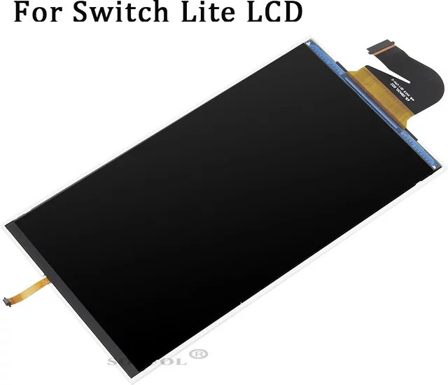 Ersatz LCD Display für Nintendo Switch Lite in Schwarz als Reparatur-Kit - Bild 1
