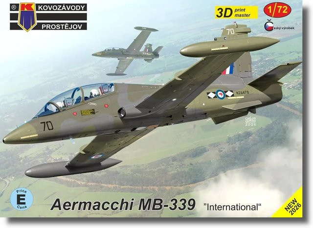 KP Models Plastikmodellbausatz MB-339 Flugzeug 1/72 - Bild 1