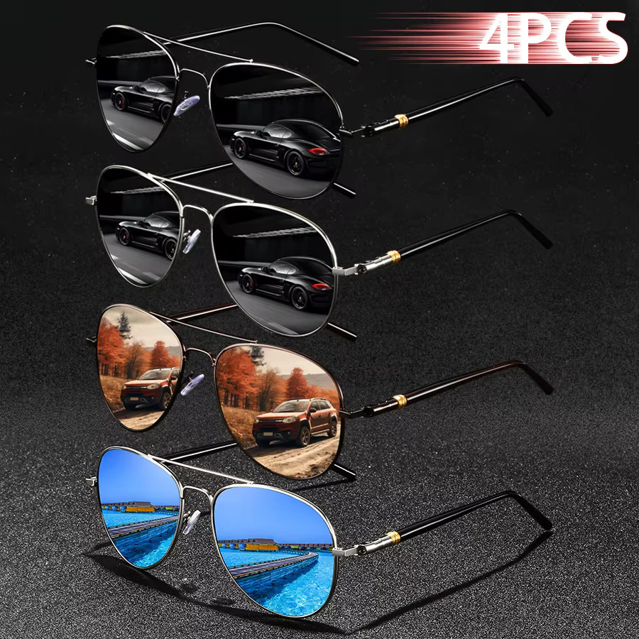 WSZ Sonnenbrille Aviator, Metall, Vollrand, Unisex - Bild 2