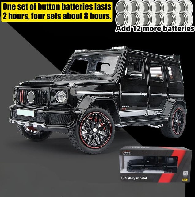 Linyi toy car Mercedes Benz G800, Druckgussmodell, 1:24, Metall, ab 14 Jahren - Bild 1