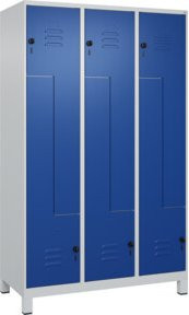 C+P Z-Spind Classic PLUS mit 6 Fächern, Füße, Sicherheits-Drehriegel, B/H/T: 120 x 195 x 50 cm - Bild 1