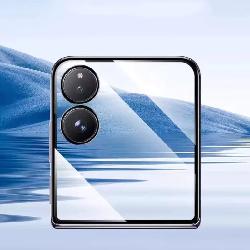 Xiaomi Mix Flip 2 5G Ultra HD Clear 3D gebogenes gehärtetes Glas Displayschutzfolie, transparent, 9H Härtegrad, Full Cover Anti-Scratch - Bild 6