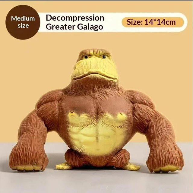 Dehnbares Gorilla Fidget Spielzeug, Stressabbau Quetschspielzeug - Bild 1