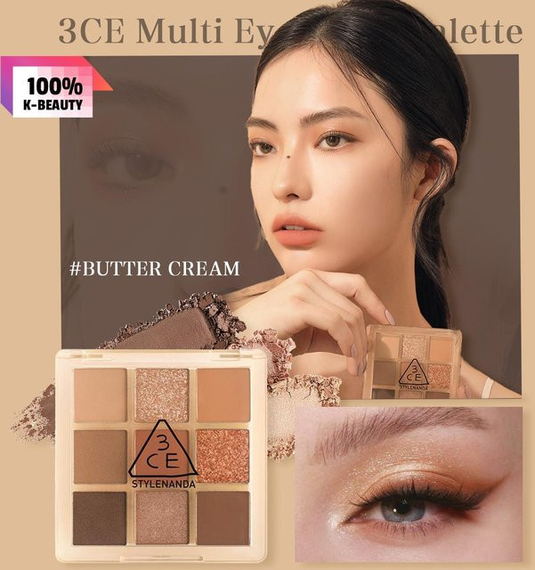 3CE Multi-Lidschatten-Palette, Gray, Puder, Matt, 8.5g - Bild 1