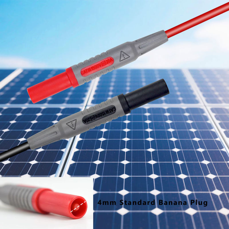 ZIBOO PVLEAD1 Solar-Messleitungsset mit 4 mm Solartestkabeln für Photovoltaik-Systeme, 1000 V/20 A - Bild 4