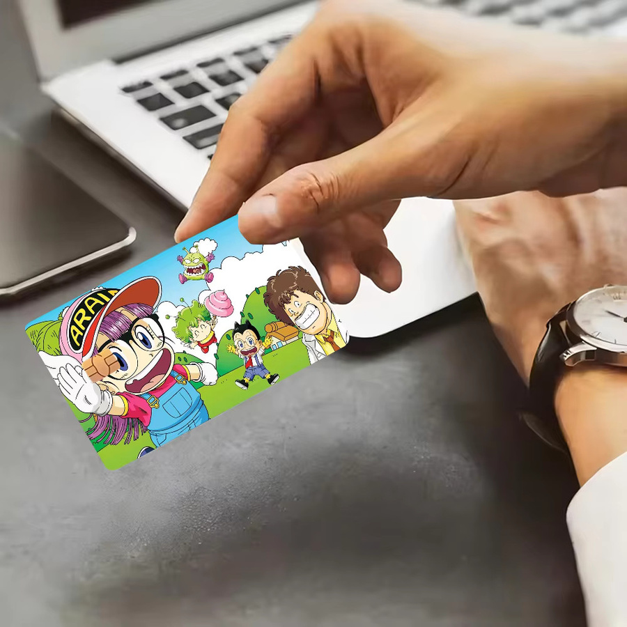 Maßgeschneiderter Anime Aufkleber Arale Girl für Kreditkarten und Bankkarten in Multicolour - Bild 3
