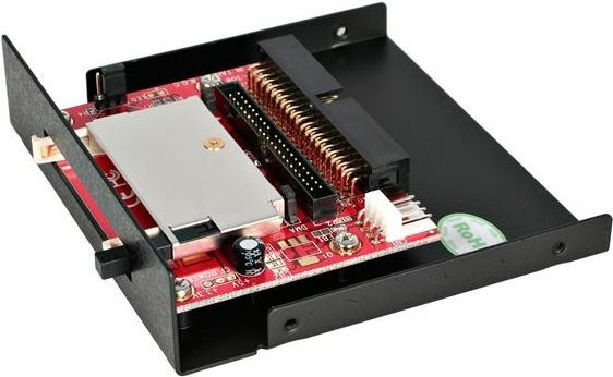 StarTech.com IDE/CF SSD-Kartenleser CompactFlash-Adapter für 3,5-Zoll-Laufwerksschacht in Schwarz - Bild 1