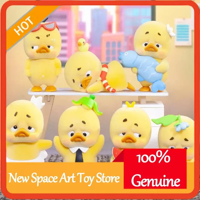 UpsetDuck Mysterious Surprise Blind Box, Spiral-Ente, Modellfigur, Gelb - Bild 1