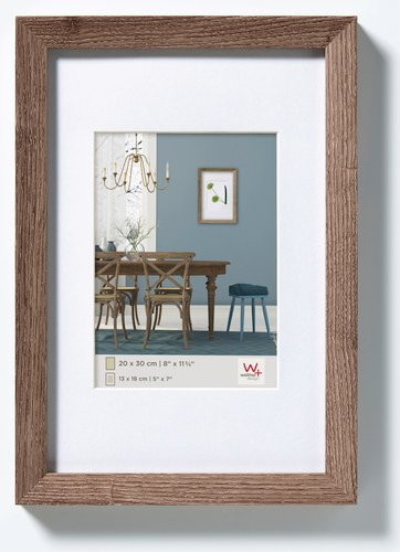 Walther Design Bilderrahmen aus Holzwerkstoff in Braun, B/H: 70 x 50 cm - Bild 1