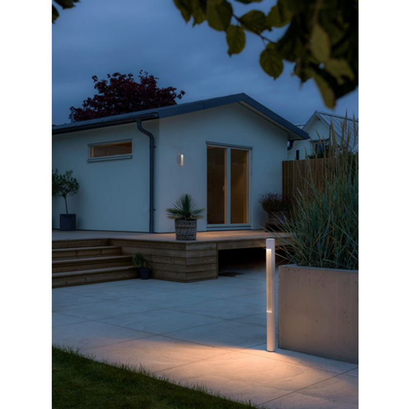 Konstsmide Udine Außenstandleuchte Weiß aus Aluminium mit LED 12W BxL: 97 x 7,5 cm - Bild 3
