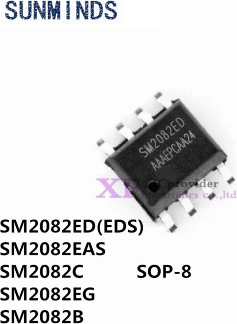 SUNMINDS 20 Stück Leistungsmodul SM2082ED SM2082EDS SM2082EAS SM2082C SM2082B SM2082EG in Schwarz - Bild 1