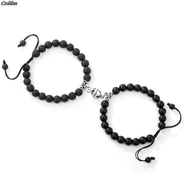 YIRAN Jewelry Armband, Naturstein, Weiß, Damen - Bild 1