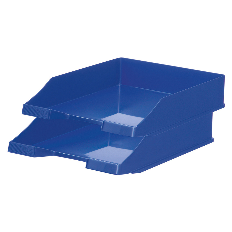 HAN Briefablage KLASSIK für DIN A4 und DIN C4, Blau, B: 34,8 cm, T: 25,5 cm, H: 6,5 cm - Bild 2