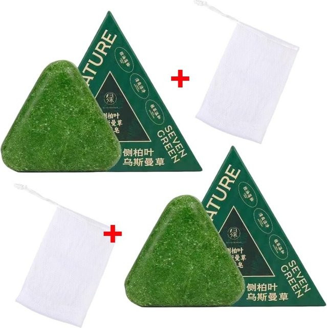 Meiteai-Home Zypressenblatt Seife, 120g, für Haar und Körper - Bild 1