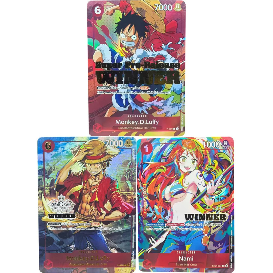 Bandai One Piece DIY Collection Cards Championship Event Card Monkey D. Ruffy, Anime-Karten - Bild 2