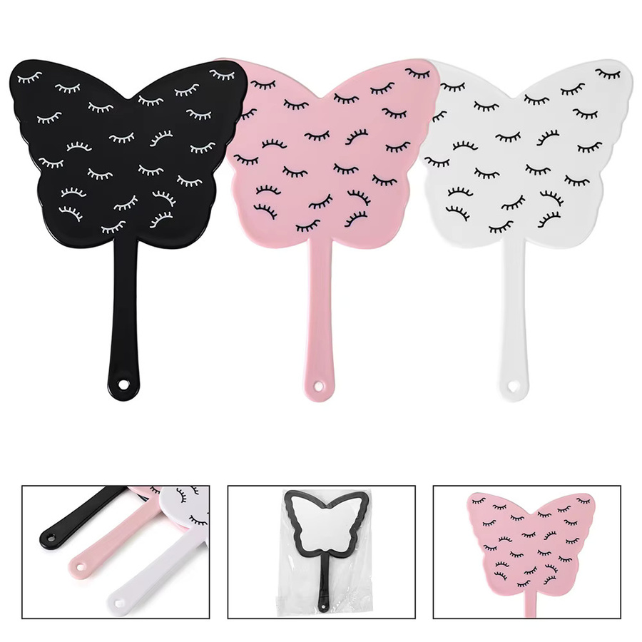 DUTRIEUX Handheld Schmetterling Make-Up Spiegel, Damen - Bild 2
