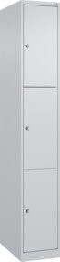 C+P Schließfachschrank Classic PLUS mit 1 Abteil in Lichtgrau, H x B x T: 185 x 30 x 50 cm - Bild 1
